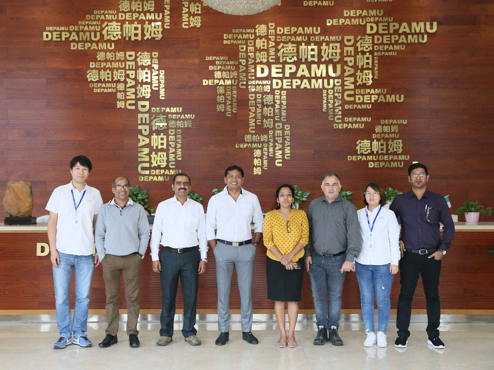 金秋十月，有朋自印度來(lái)--印度項(xiàng)目業(yè)主前來(lái)德帕姆考察驗(yàn)貨